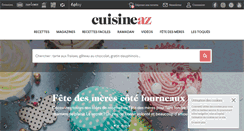 Desktop Screenshot of cuisineaz.com